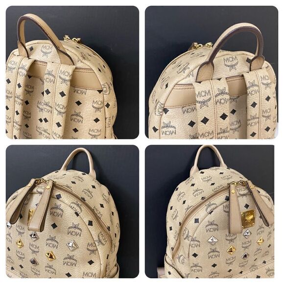 MCM Stark Visetos Large Front-Stud Backpack  main image 13